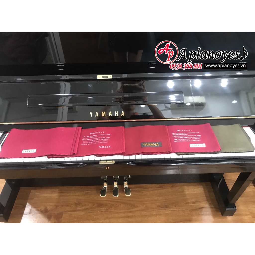 Used Nhật tuyển KHĂN PHỦ PHÍM ĐÀN PIANO CÓ TEM YAMAHA - NỈ NHUNG CAO CẤP