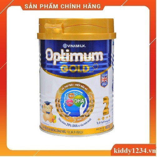 Sữa OPTIMUM GOLD 2-400G cho trẻ 6-12 tháng (date 2021)