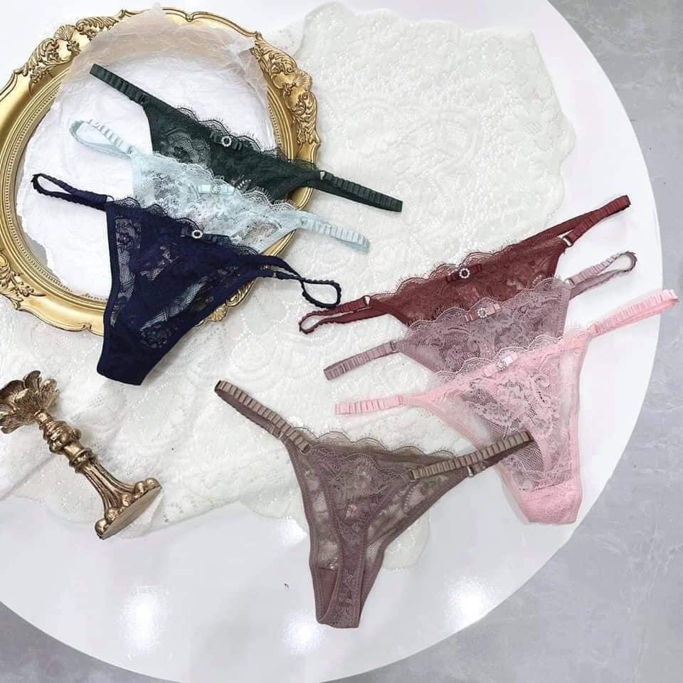 Quần lót nữ - Quần lọt khe ren nữ tính, mềm mịn thoái mái, siêu quyến rũ VALICA L248