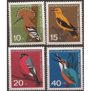 Tem sưu tập Tem Chim Đức 1963