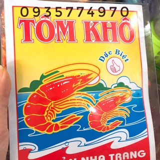 Tôm biển khô Nha Trang loại trung 80k/hộp ( 100gr )