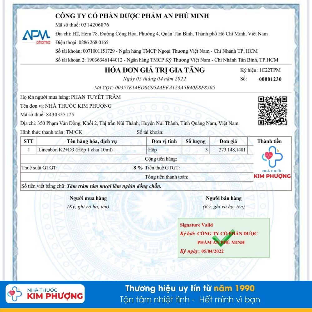 Lineabon d3 k2 Vitamin d3-k2 mk7 Vitamin d3 cho trẻ sơ sinh Canxi d3k2 Lọ 10ml