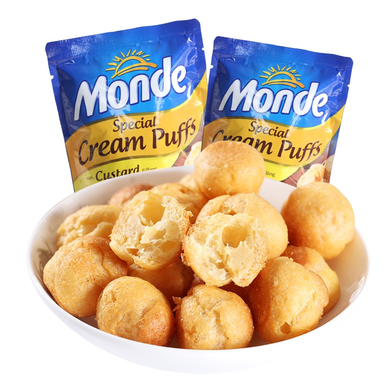 BÁNH SU KEM CHIÊN NHÂN TRỨNG SỮA MẪU MỚI - HỘP 60GRAM