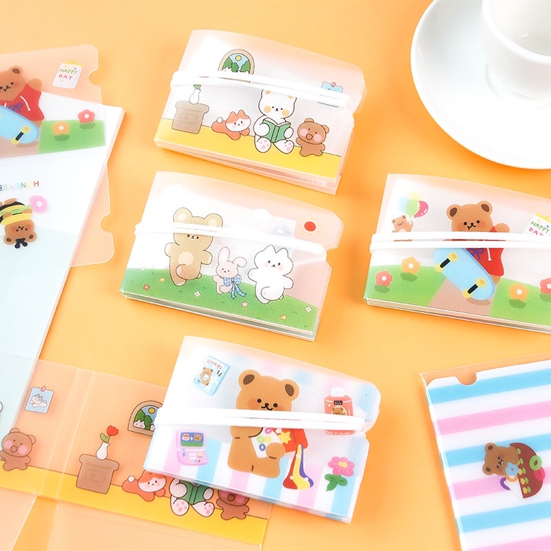 combo 4 tấm kẹp khẩu trang ngẫu nhiên mẫu