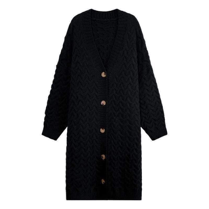 ÁO CADIGAN LEN DÁNG DÀI VẶN THỪNG MÙA ĐÔNG SIÊU ẤM 2021 | BigBuy360 - bigbuy360.vn