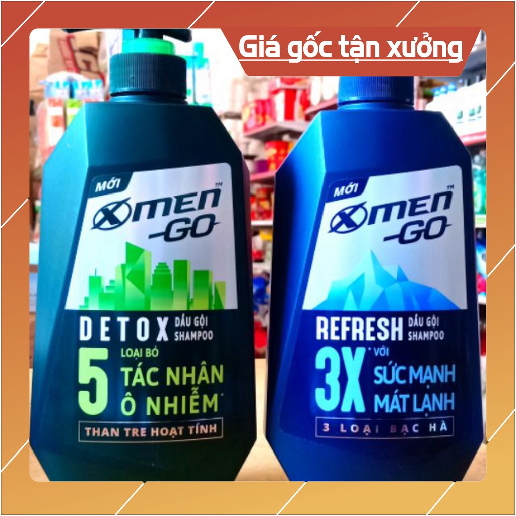 Sản Phẩm Yêu Thích (Sản Phẩm Hot) Dầu gội Xmen- Go DETOX 630g.