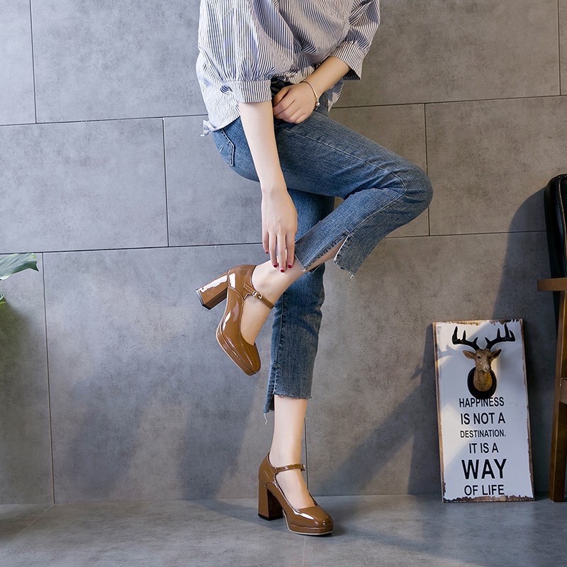 Giày Cao Gót Nữ Ulzzang Thời Trang( video-hình thật cuối) M560