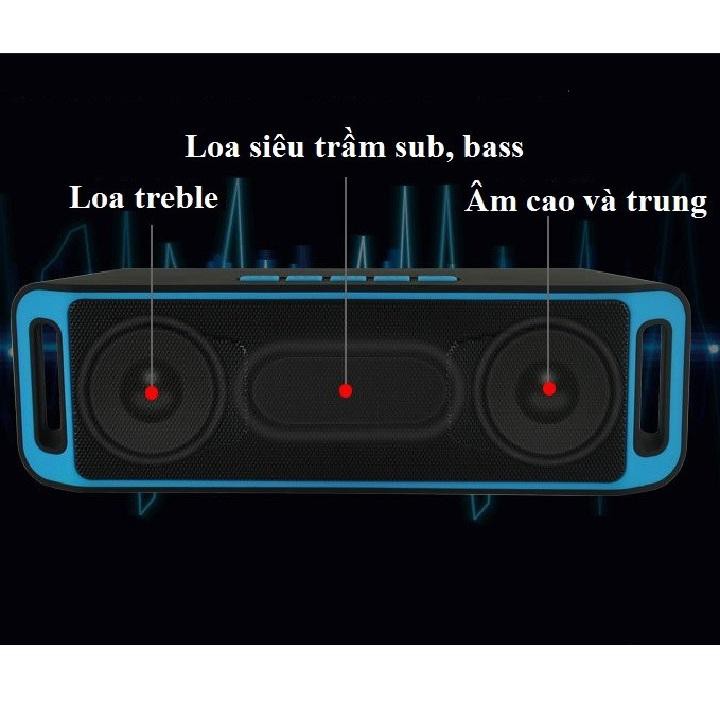 Loa SC208 Loa Cao Cấp Thông Minh Loa Ngoài Trời Không Dây Loa Mini Loa Di Động Máy Tính Loa Siêu Trầm