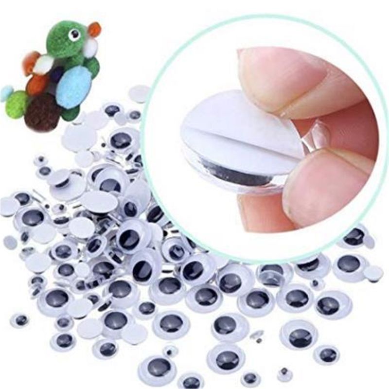 Set 700 Mắt Thú Bông Đồ Chơi 4 / 5 / 6 / 7 / 8 / 10 / 12mm