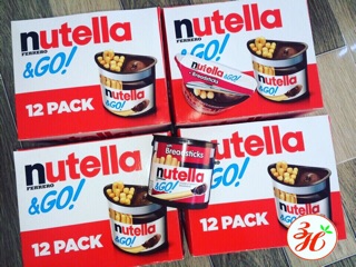 Bánh Nutella & Go chấm sốt sô cô la - Mỹ