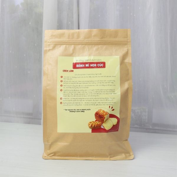 Set nguyên liệu làm Bánh Mì Hoa Cúc - Làm được khoảng 6 bánh 200g