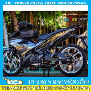 Tem rời ex 150 chất liệu Crom cao cấp ko bay màu.