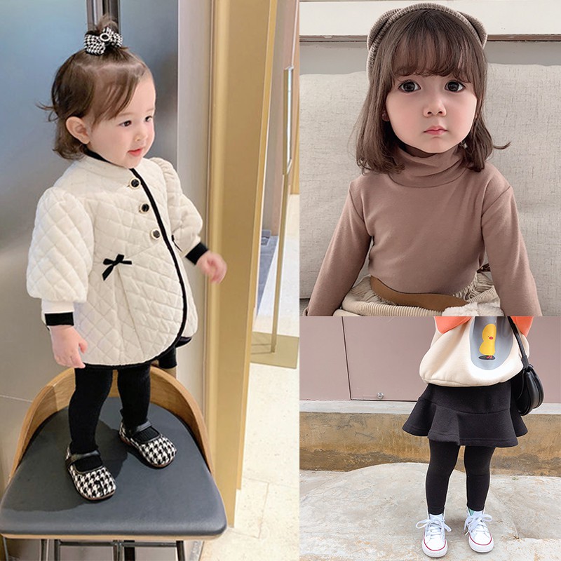 Bộ Đồ Cotton Thời Trang 2021 Áo Khoác Giữ Ấm + Áo Thun Tay Dài + Quần Dài Thời Trang + Nón Đáng Yêu Cho Bé