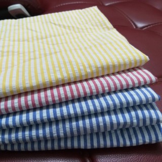 Vải kate xốp sọc , chất dày , hàng khúc , khổ 1m4.