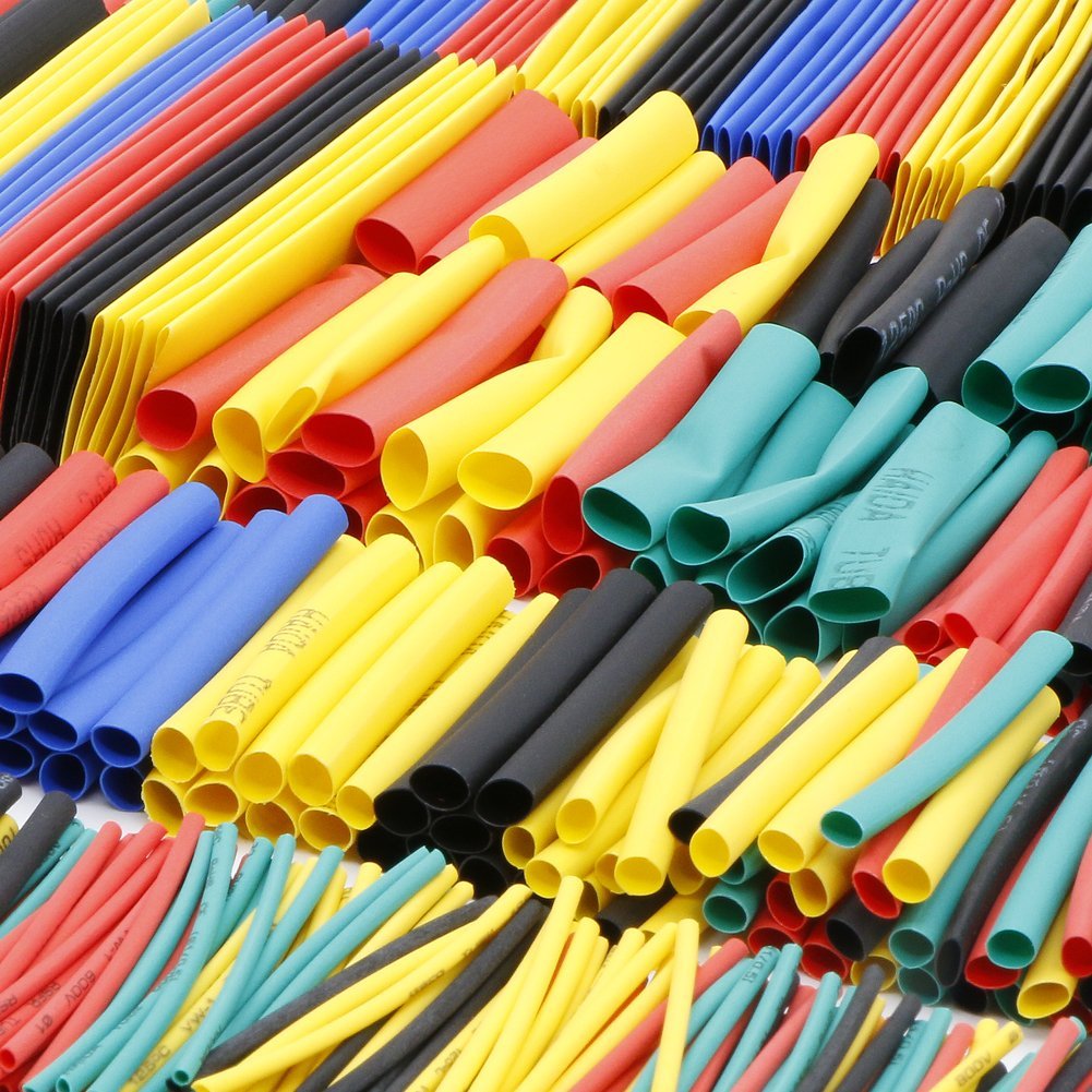 [328 Pcs] [ Heat Shrink Sleeving Tubing ] [Electrical Wire Cable Wrap] [Assortment Electric Insulation Heat Shrink Tube]