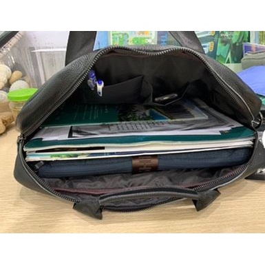 Túi Laptop Công Sở Da Bò Thật Bảo Hành 12 Tháng Cặp Laptop 15,6 Inch Đi Làm Túi Quai Xách Laptop Tuxa