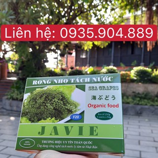 Rong  Javie hộp 120g 4 gói 30g - tặng sốt mè - rong nho khô