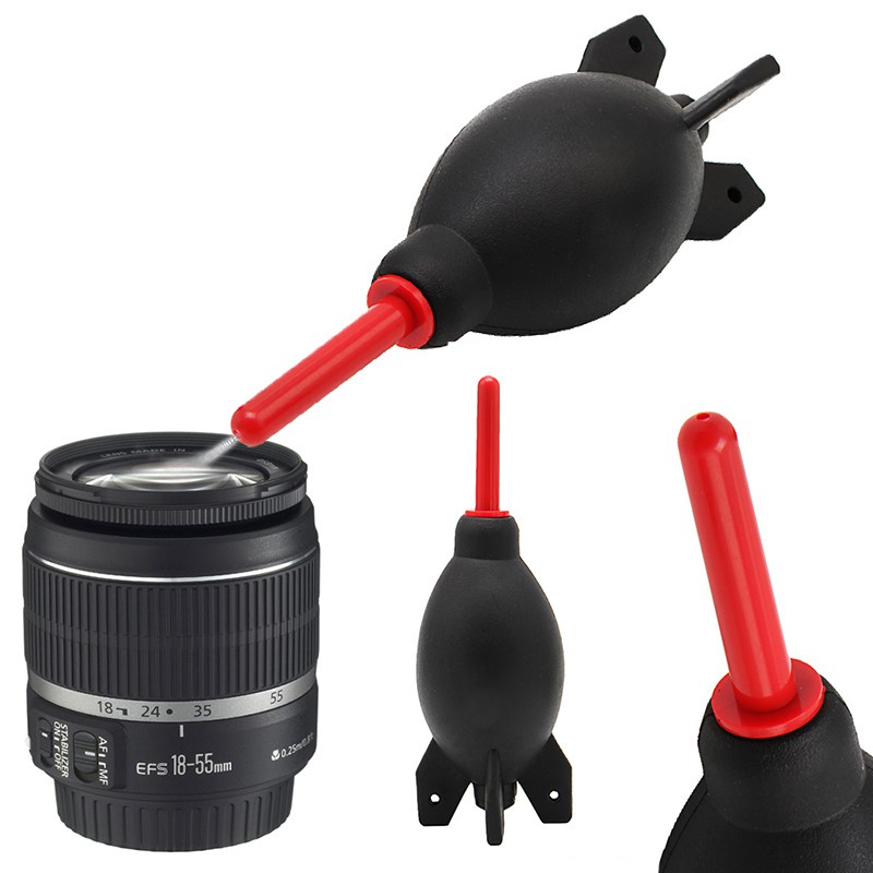 RUN  DSLR Camera Lens Rubber Air Dust Blower Pump Cleaner Rocket Duster Cleaning Tool