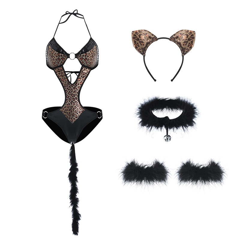 Đồ Lót Gợi Cảm Sexy Cám Dỗ Nóng Bỏng Họa Tiết Da Báo Một Mảnh MS801 [CWEAR.SEXY_ĐỒ NGỦ &amp; NỘI Y CAO CẤP]