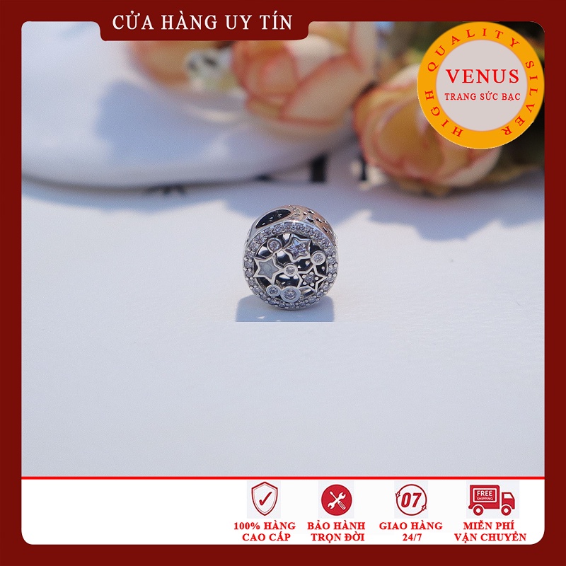 Charm bạc 925 mặt ngôi sao nhỏ- Hàng cao cấp- Mã sản phẩm VENUSNSN