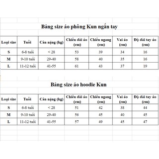 Áo thun dạ quang Kun cho bé