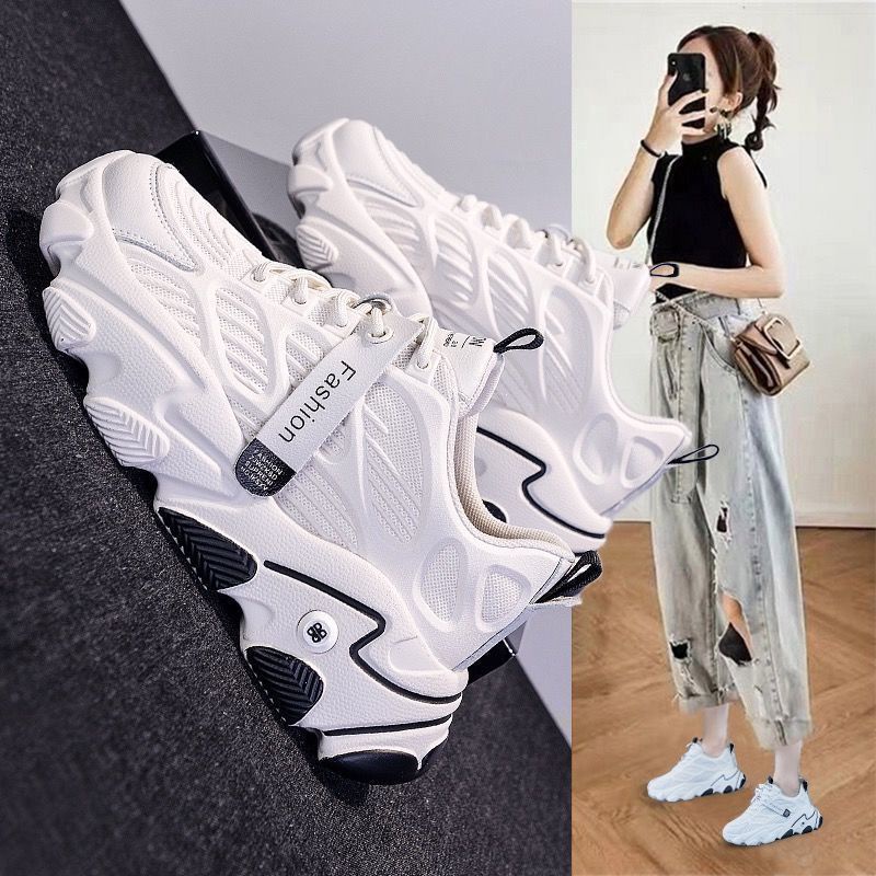 Giày Thể Thao Đế Dày Thoáng Khí Phong Cách Hàn Quốc Thời Trang Mùa Hè Hàng Mới Dành Cho Bạn Nữ S 2022