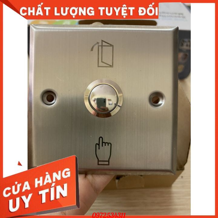 Nút Exit ( CỰC❤️NHẬY ) Nút nhấn Exit mở cửa chất liệu Inox siêu bền sang trọng đẹp mắt sử dụng cho kiểm soát cửa ra vào