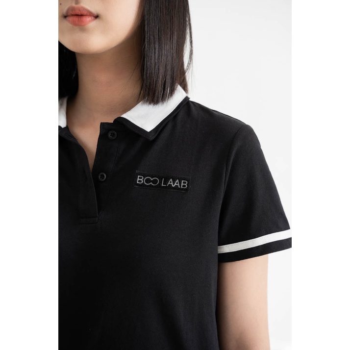 Áo Polo Nữ BOO Dáng Croptop 100% Cotton Cao Cấp BOOLAAB Phong Cách Hàn Quốc