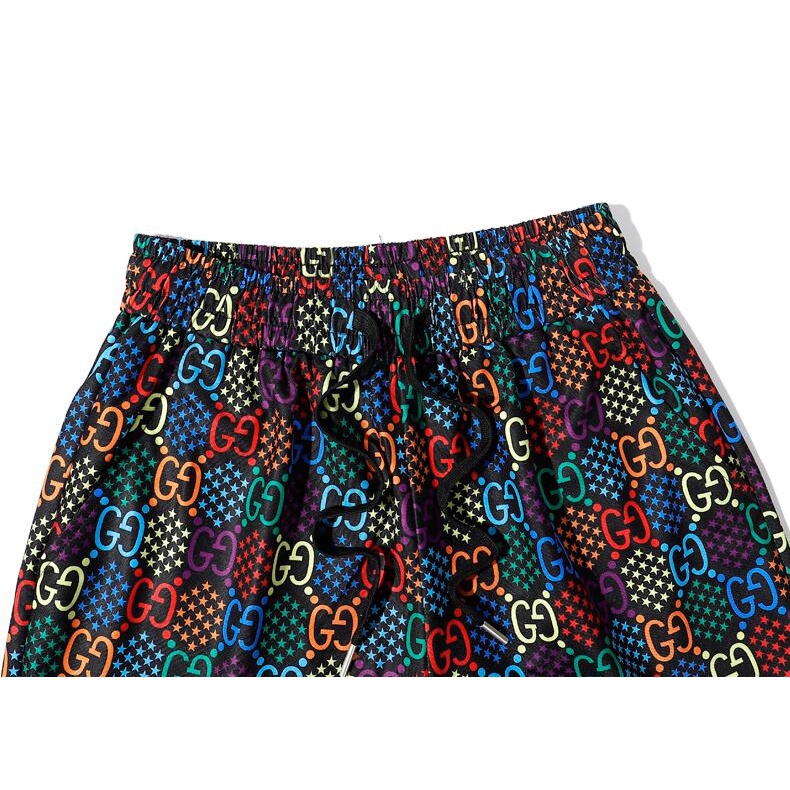 Quần Short Cotton In Họa Tiết Thời Trang Cho Nam Nữ