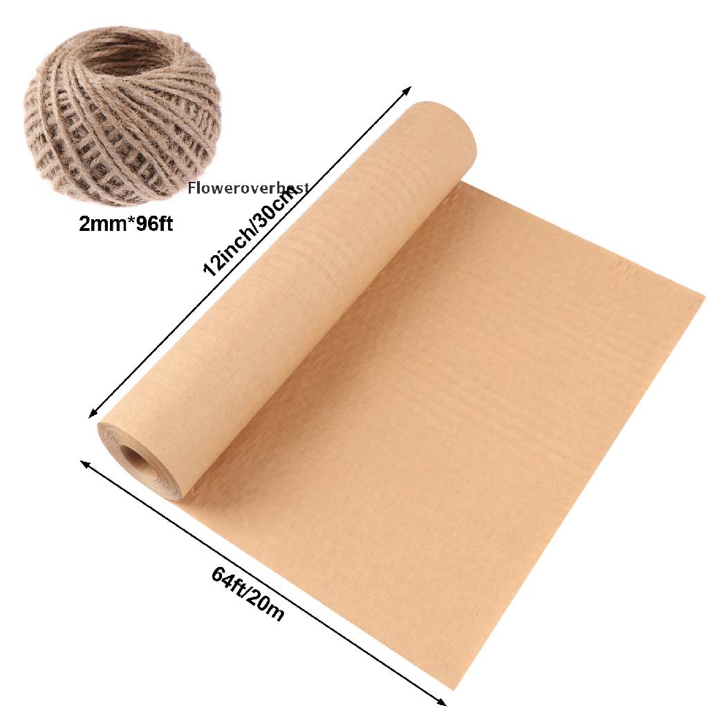 FBTOY Honeycomb Wrap Paper, 12 Inch x 65.6 Feet Honeycomb Wrap Roll with 1Roll 96 Feet HOT