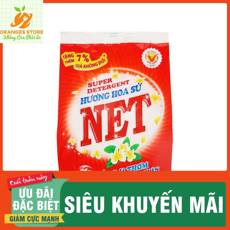 Bột giặt NET hương hoa sứ 600G