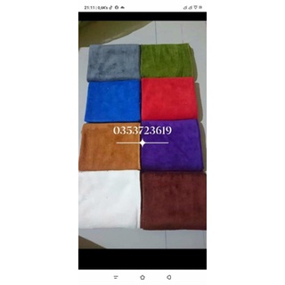 Khăn gội đầu spa dày mịn 35*75