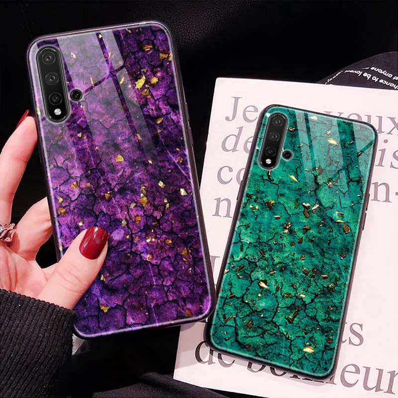 Casing OPPO A53 2020 A92 A52 A92s A31 2020 A91 A5 A9 2020 Find X2 Reno 3 Pro 2 Z 2F 2Z Ace Ốp điện thoại họa tiết đính lá vàng sang trọng | BigBuy360 - bigbuy360.vn