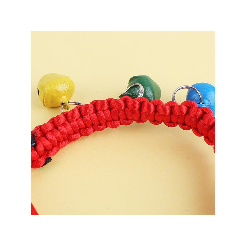 Vòng Cổ Đan Handmade Nhiều Chuông Cho Mèo