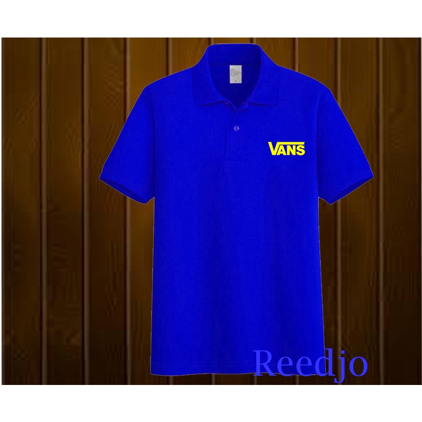 Áo thun polo thời trang năng động cho nam nữ Áo sơ mi trơn ngắn tay thời trang cá tính Áo sơ mi trơn in logo V4NS