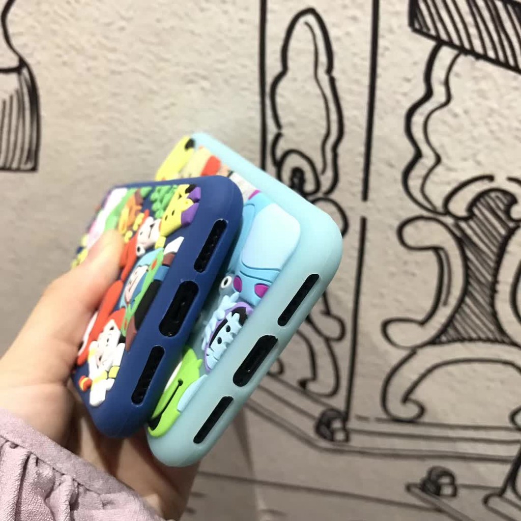 Ốp điện thoại hoạt hình dễ thương cho iPhone 11 Pro Max iphone12 12Pro 12mini 12promax X XS XR XS MAX 6 6s 7 8 Plus