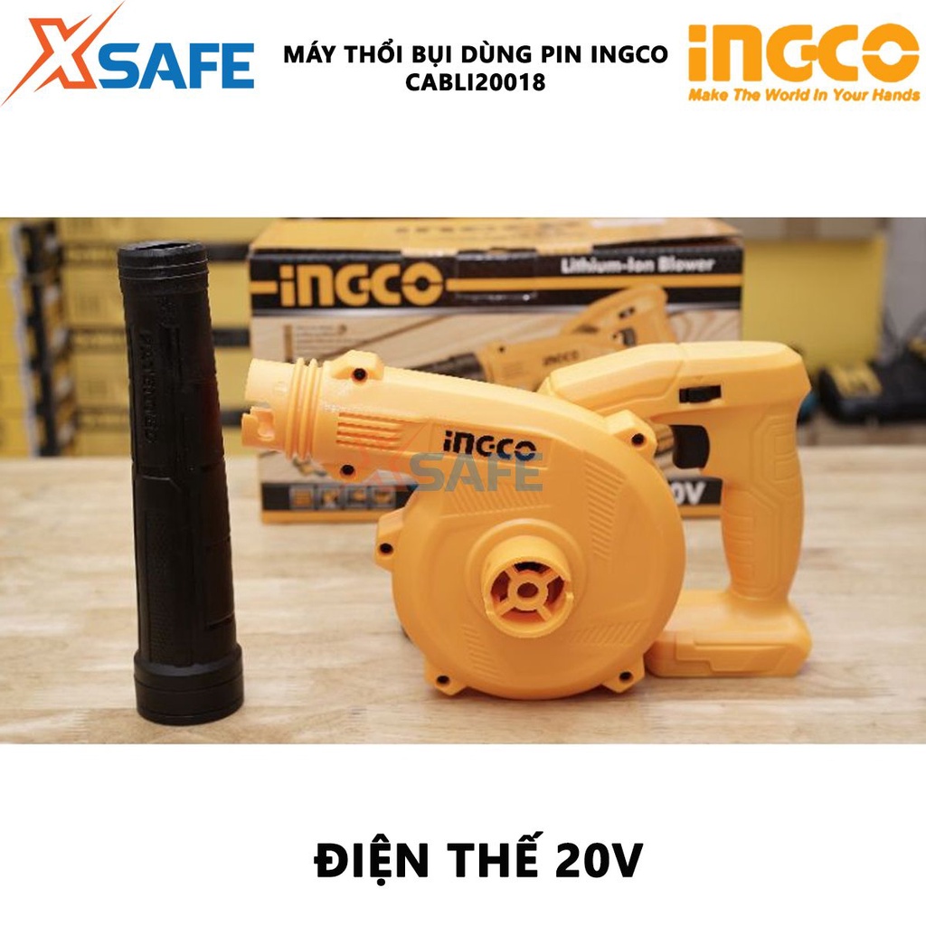 Máy thổi bụi dùng pin INGCO CABLI20018 điện thế pin 20V, không kèm theo pin và sạc - chính hãng