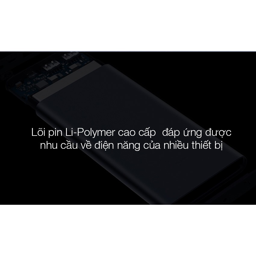 Sạc Dự Phòng Xiaomi Gen 2S Version 2018 10000 mAh 2 Cổng USB Hỗ Trợ QC 3.0