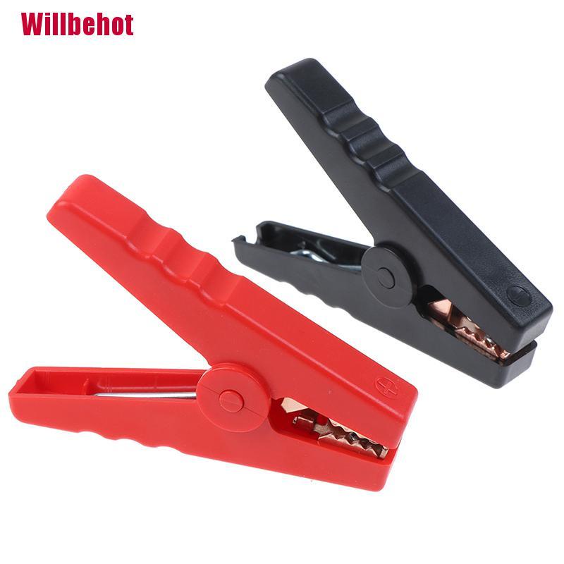 2 Kẹp cá sấu 100A cách điện cho bình ắc quy xe hơi