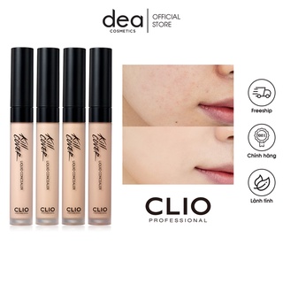 Che khuyết điểm CLIO Kill Cover Liquid Concealer+ Tặng Gương (Mẫu mã mới)