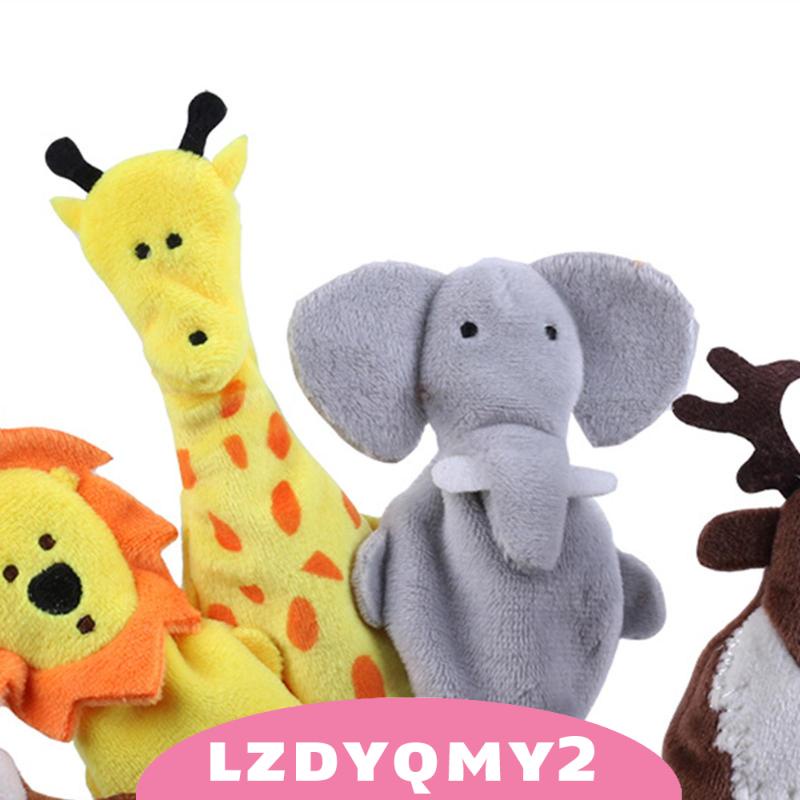 Set 5 Rối Ngón Tay Hình Thú Hoạt Hình Dễ Thương