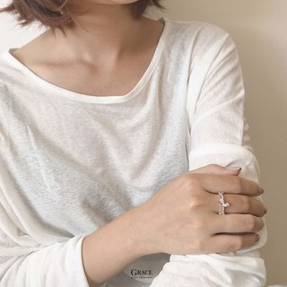 Nhẫn bạc Grace - Serena