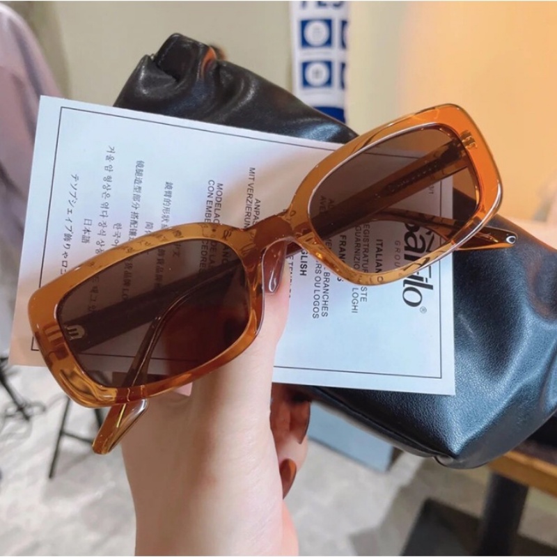 Kính Mát Gọng Vuông Chống Tia UV Thời Trang Cho Nữ