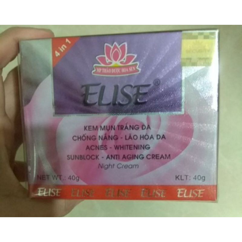 Kem elise  mụn trắng da chống nắng ngừa lão hóa
