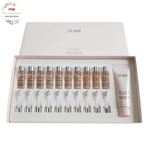 Set Huyết Thanh Căng Bóng Ohui Miracle Moisture Ampoule 777