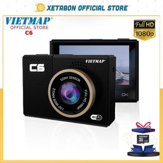 Vietmap c6 - camera hành trình ô tô có wifi + chất lượng full hd, cảm biến sony góc rộng 170 độ + thẻ 32gb