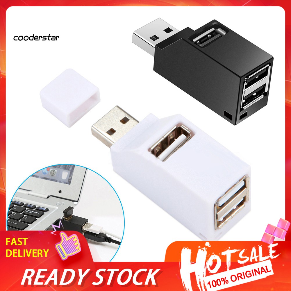 Đầu Chia 3 Cổng Usb 2.0 Tiện Dụng