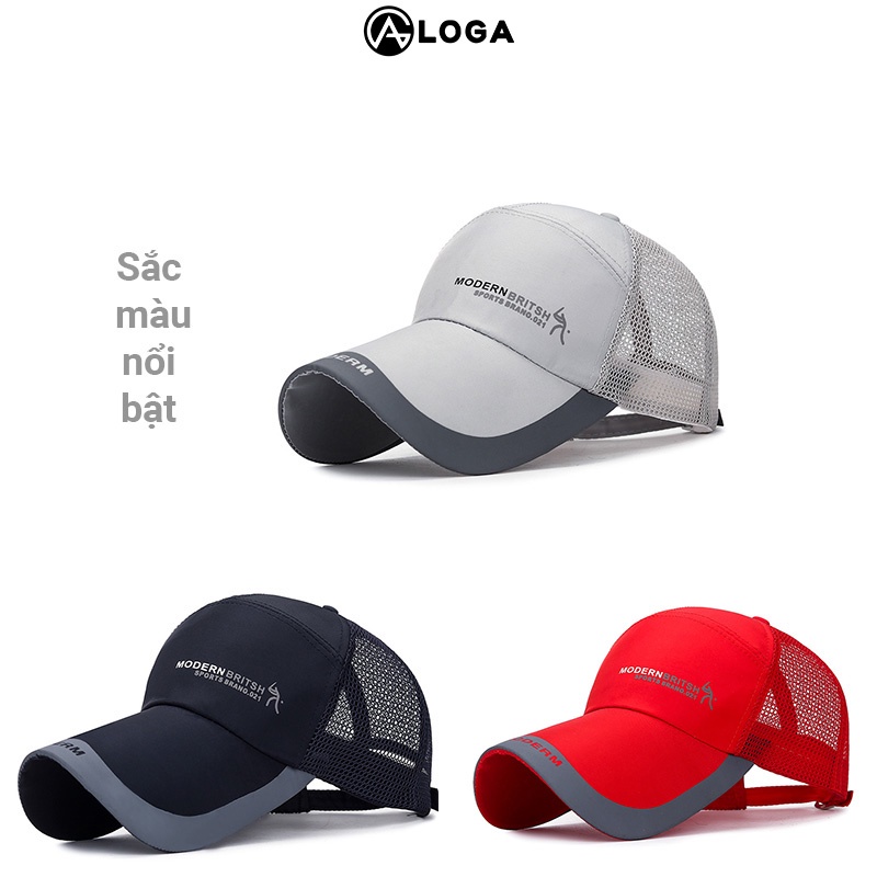 Nón lưỡi trai nam, Nón kết lưới unisex LOGA Store phiên bản lưới mỏng vải khô thoáng khí M010