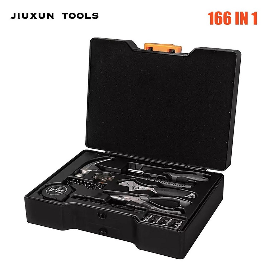 Bộ dụng cụ công cụ cầm tay Jiuxun 166 trong 1 Bộ dụng cụ sửa chữa gia đình - Minh Tín Shop