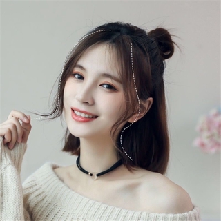 Air Bangs To Trim Sides và Kéo dài Sideburns Bộ tóc giả cho phụ nữ Làm đẹp